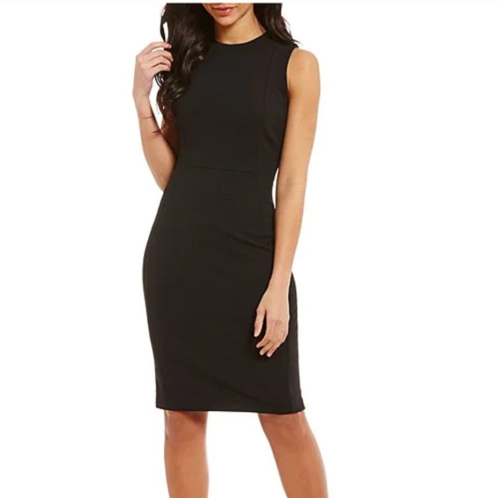 Calvin Klein Black Sheath Dress
